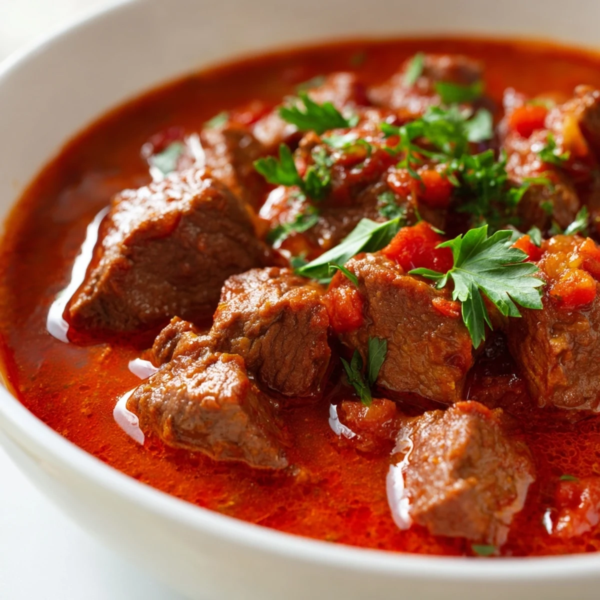 A hearty Slow Cooker Dinner Pot with juicy meat, celery, and peas, ladled generously over creamy mashed potatoes for dinner.