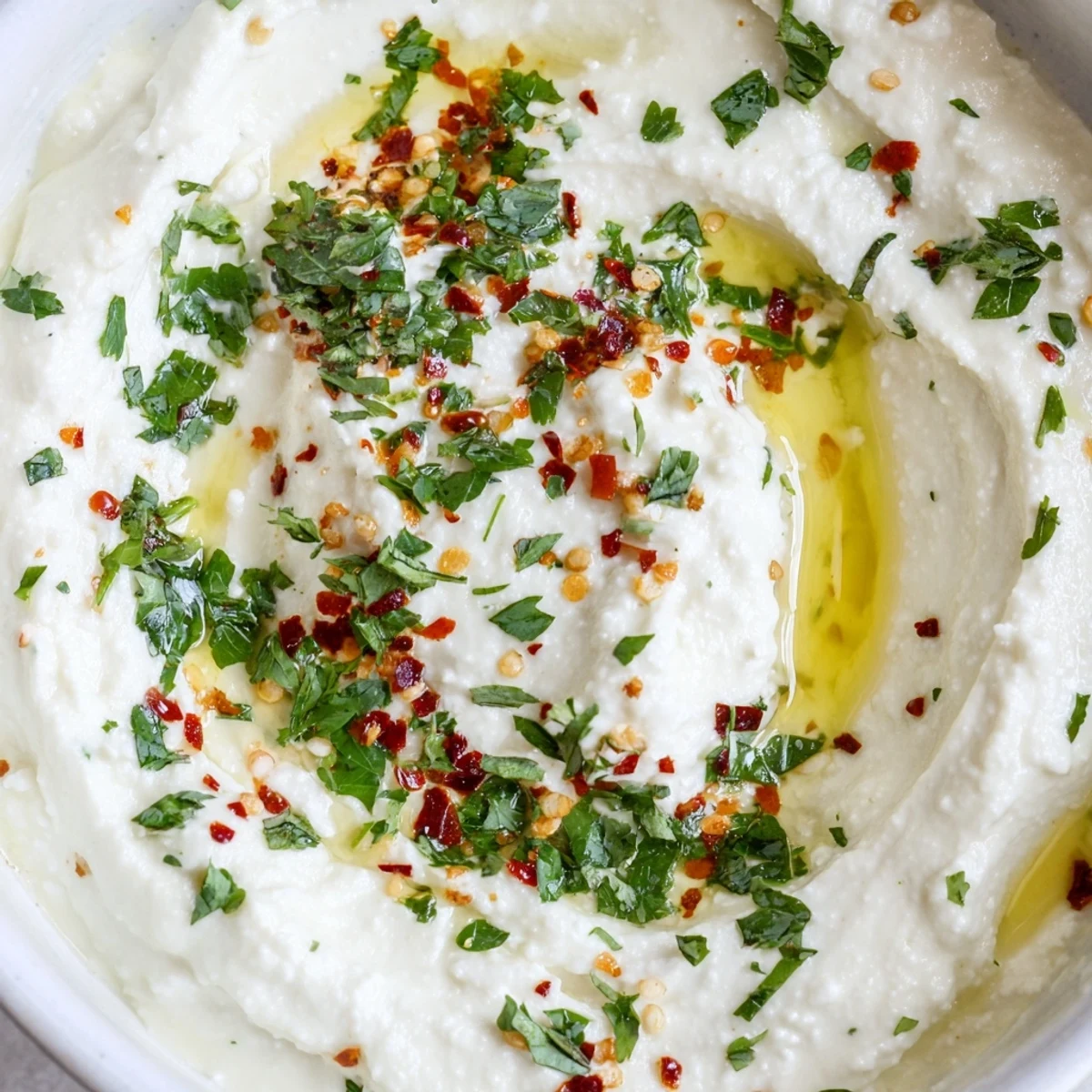 Vibrant Halftime Spicy Feta Dip in a rustic bowl, surrounded by colorful fresh vegetables and golden pita chips for dipping.