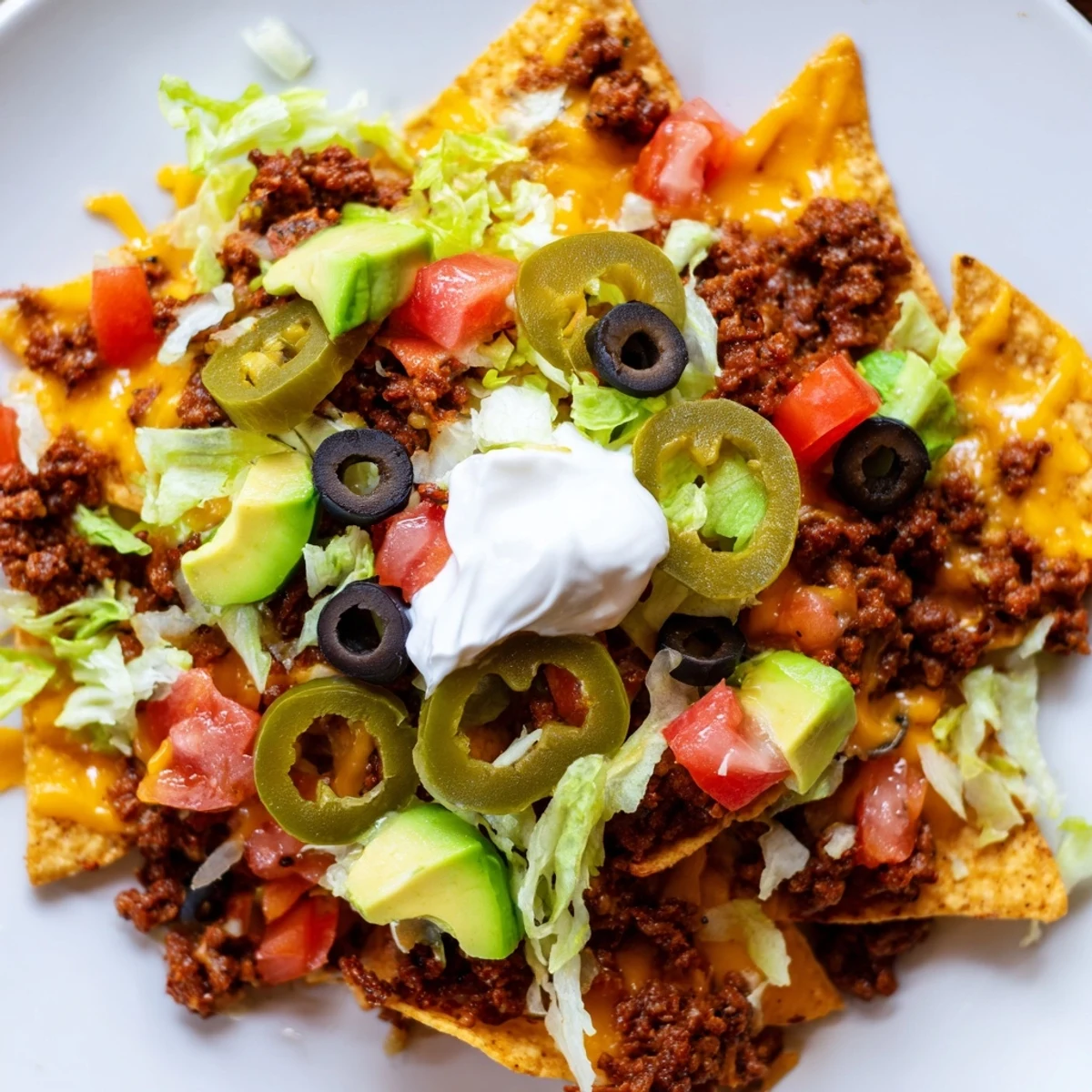 Fresh jalapeños, diced tomatoes, and cilantro garnish the nacho platter, ready for scooping with crisp tortilla chips.