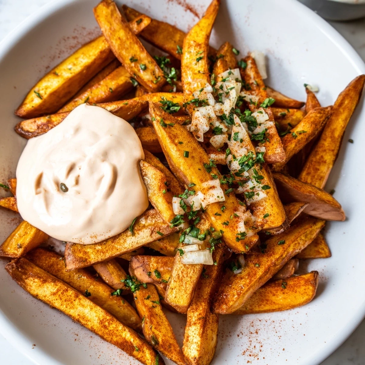 Cajun Spiced Fries Remoulade