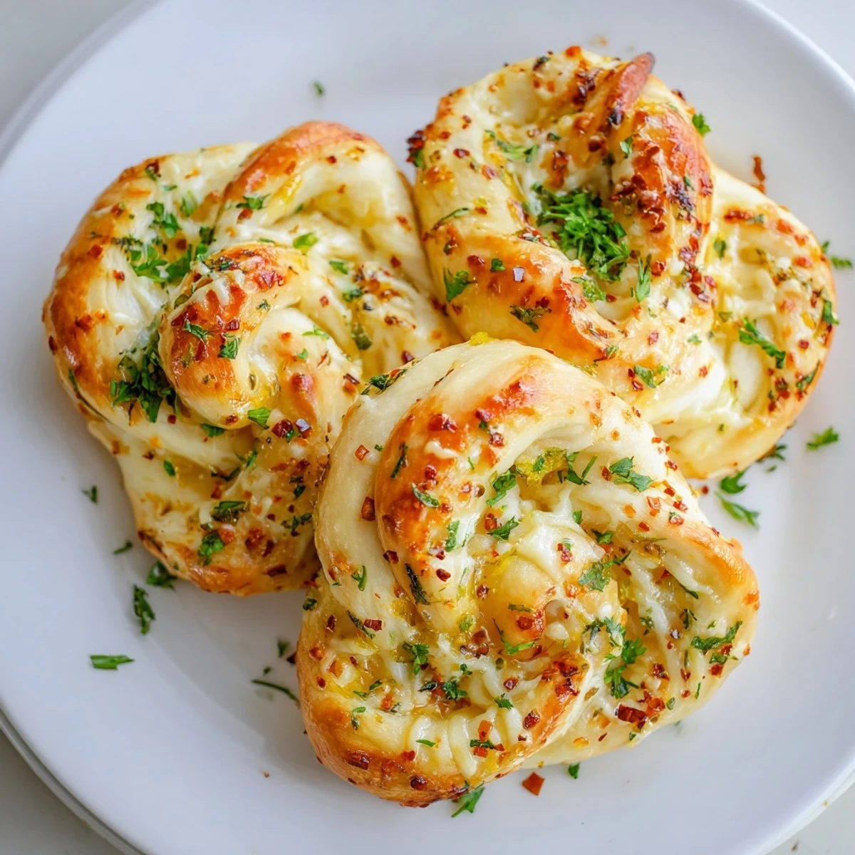 These savory Crispy Air Fryer Pizza Cheese Bread Twists are arranged on a platter with a side of pizza sauce, perfect for game day snacking.