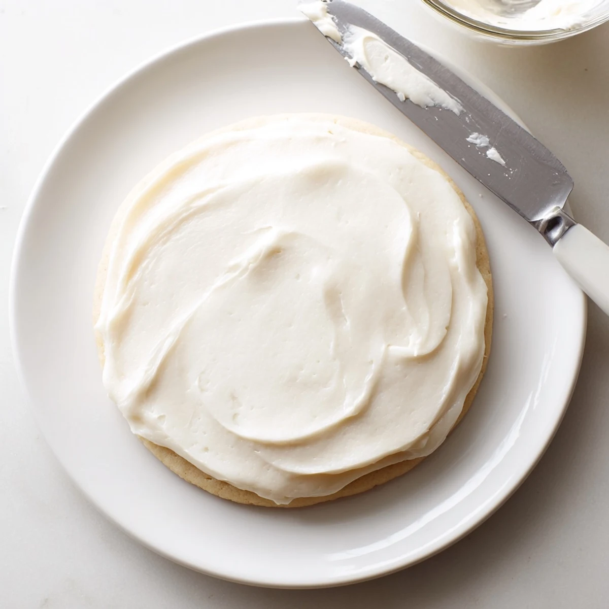 Vibrant red and green gel food coloring swirl into Easy Sugar Cookie Frosting for colorful Christmas cookie decorating.