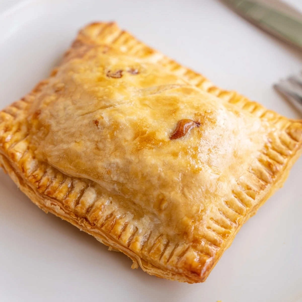 Freshly baked vegetarian tikka masala pies, steam rising from the golden crust on a marble countertop.