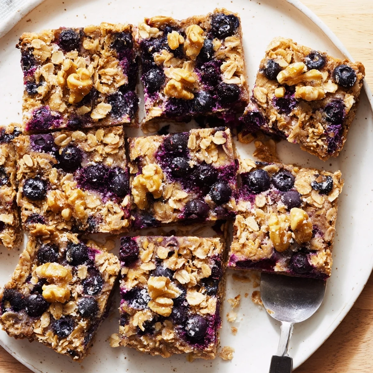 Wholesome lemon blueberry baked oatmeal casserole with zesty lemon flavor and sweet blueberry swirls