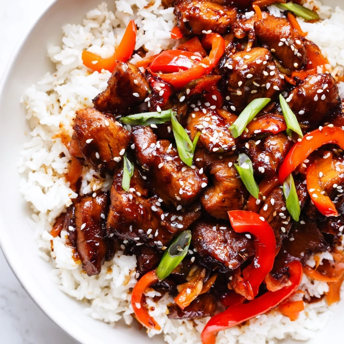 Korean BBQ Chicken and Rice