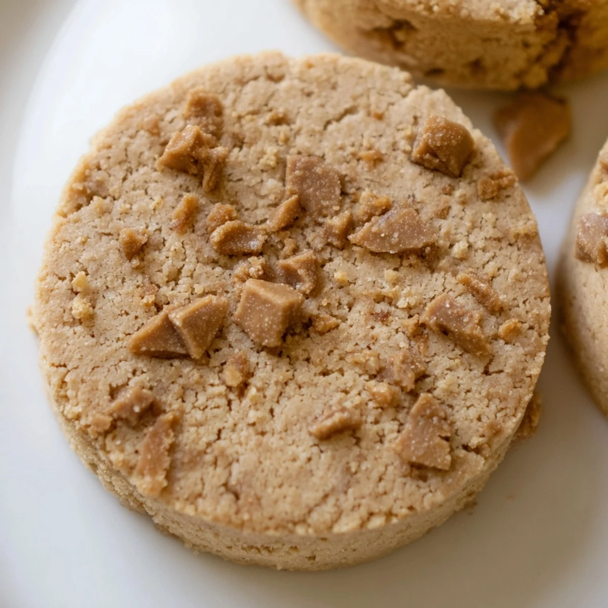 Espresso Shortbread with Toffee