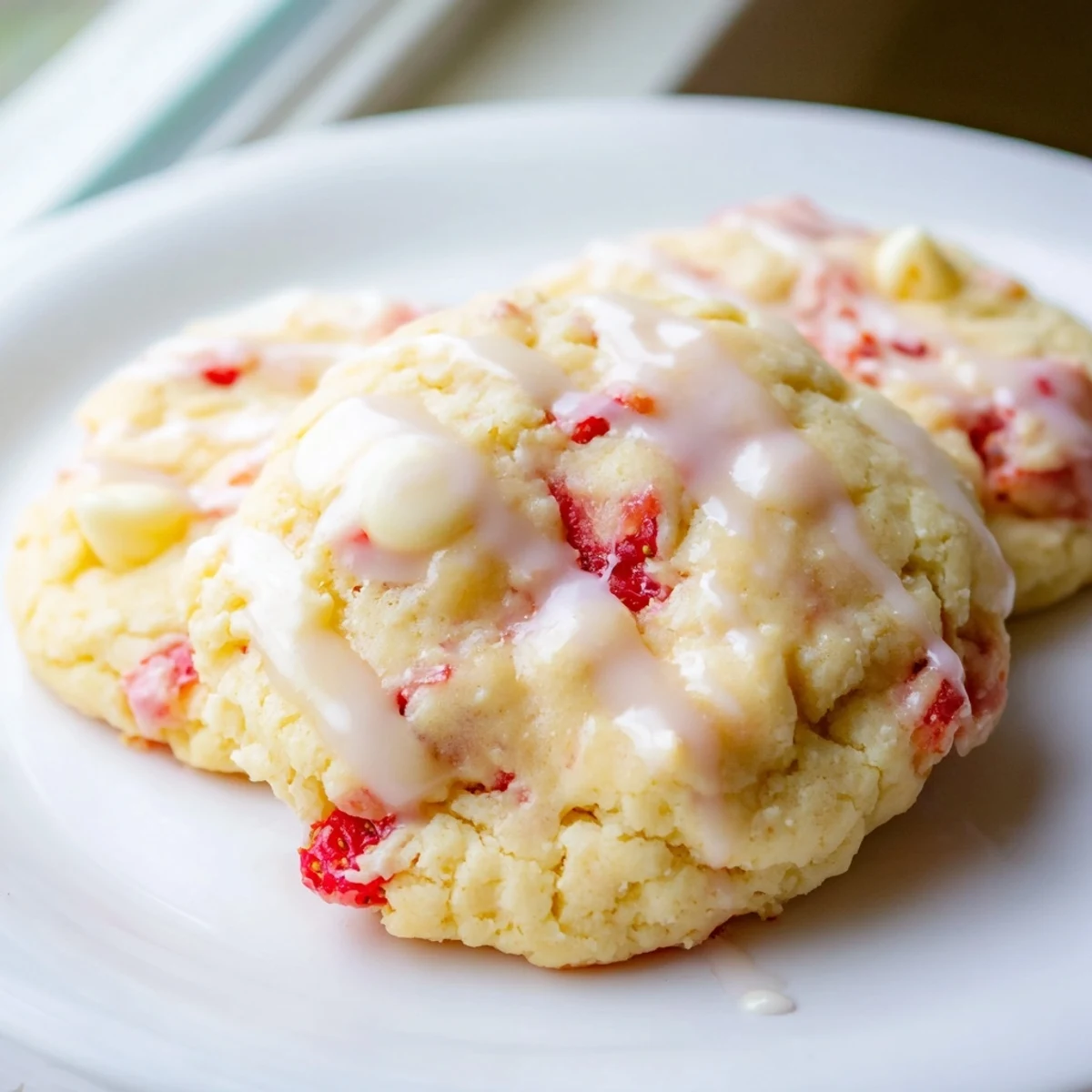 Strawberry Lemonade Cookies