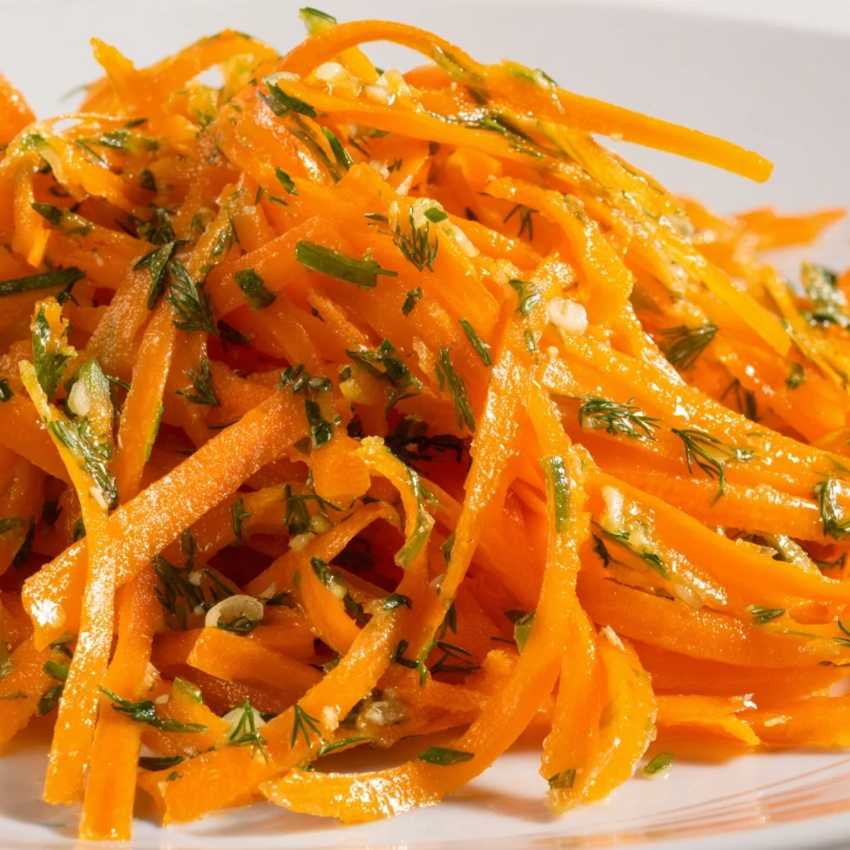 Marinated Lemon Dill Carrot Salad