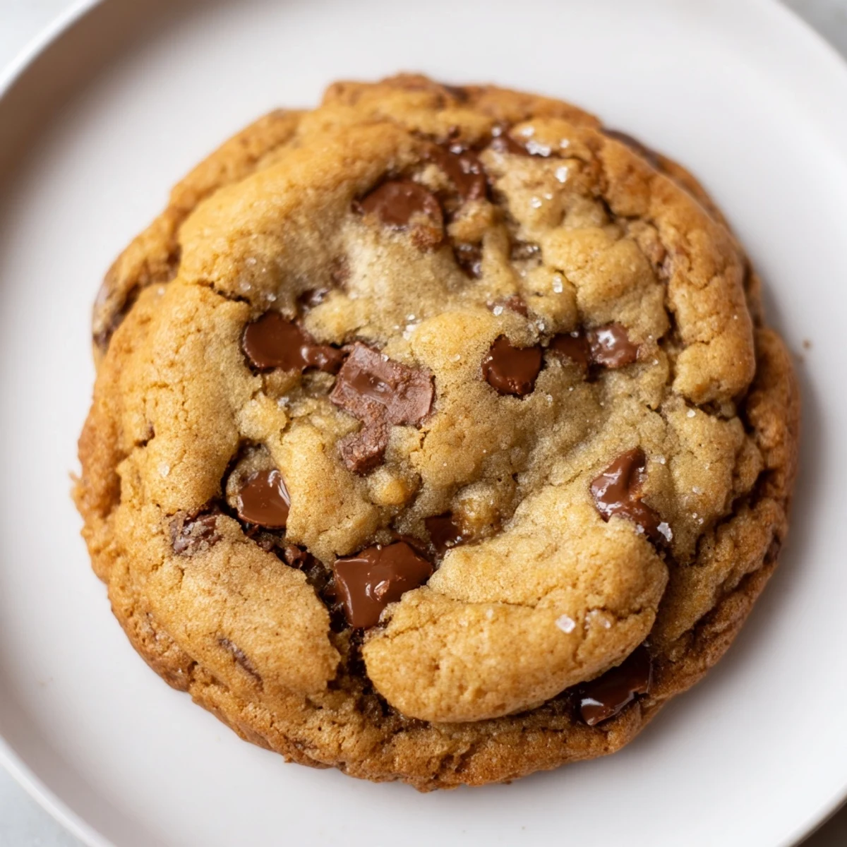 Chewy nut free chocolate chip cookies studded with melty semi-sweet chocolate morsels