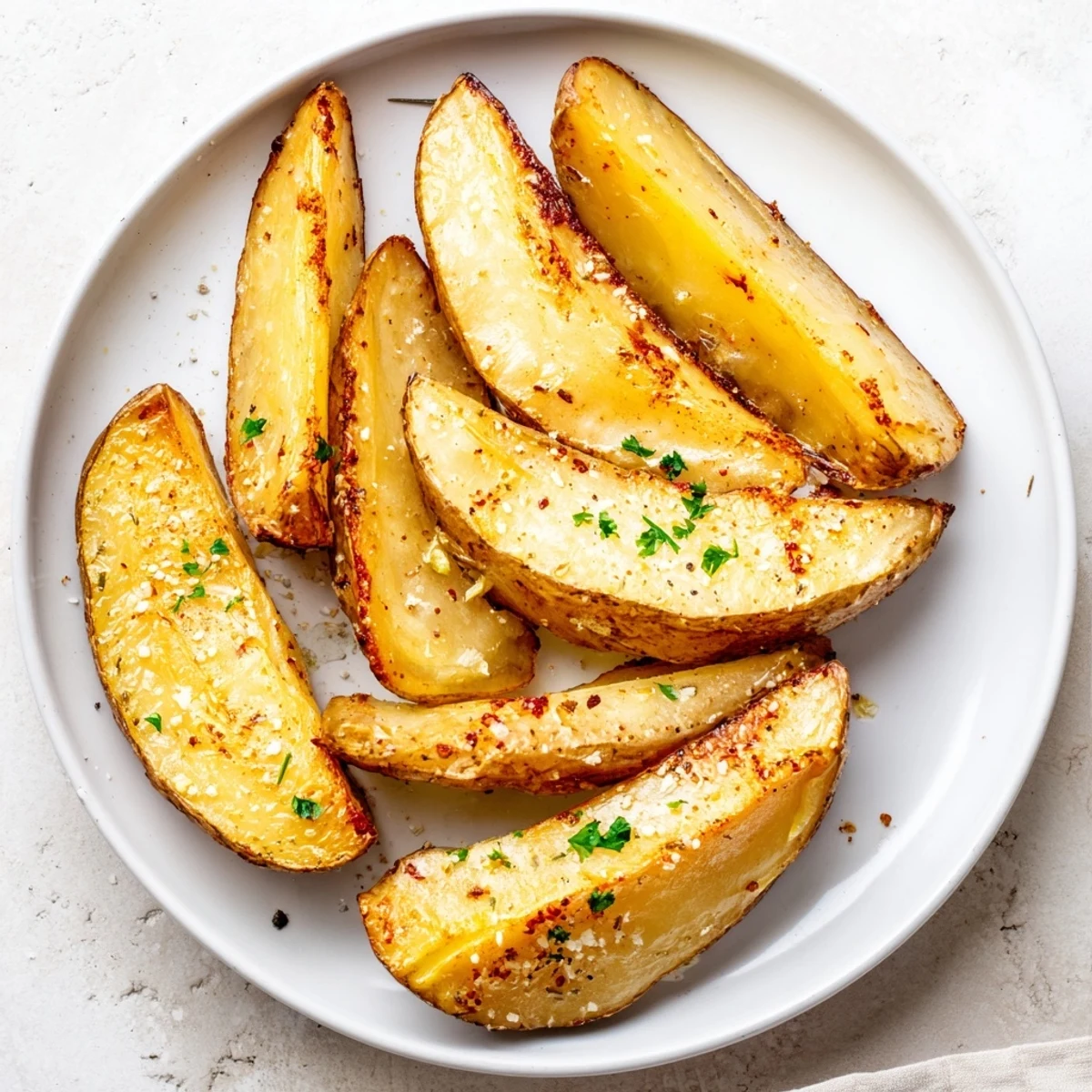 Handheld Potato Wedges dipped in creamy aioli, smoky paprika and garlic aroma