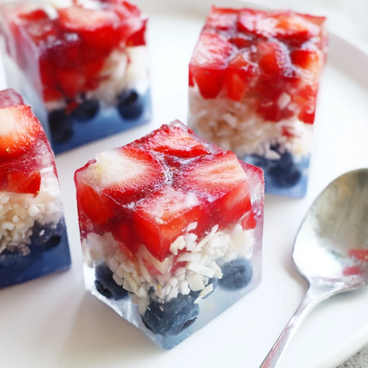 Red White And Blue Ice Cubes Recipe cooling colorful berry layers in pitcher