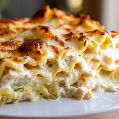 Chicken Alfredo Baked Ravioli