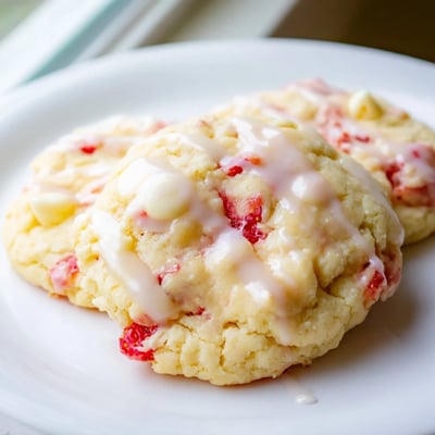 Strawberry Lemonade Cookies